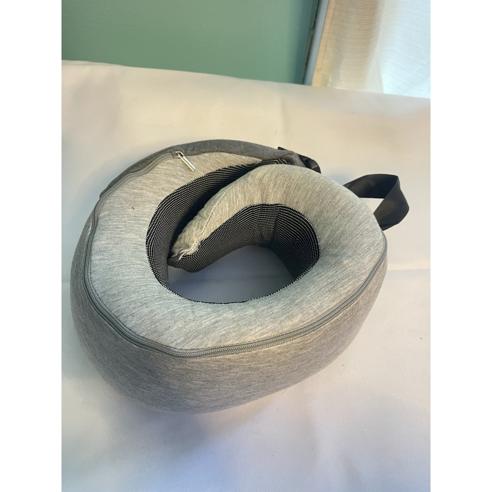Neck Travel Pillows for Airplanes,‎ 100% Pure Memory Foam Neck Pillow BinA